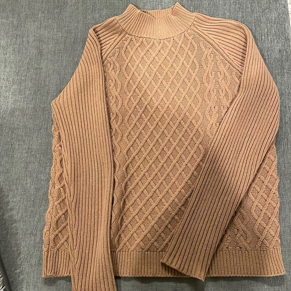 BCBGMAXAZRIA Cable Knit Sweater